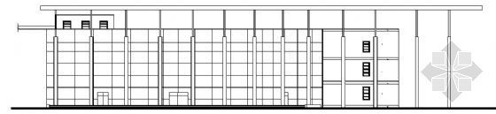 弧形三层建筑资料下载-某弧形三层酒店建筑方案图