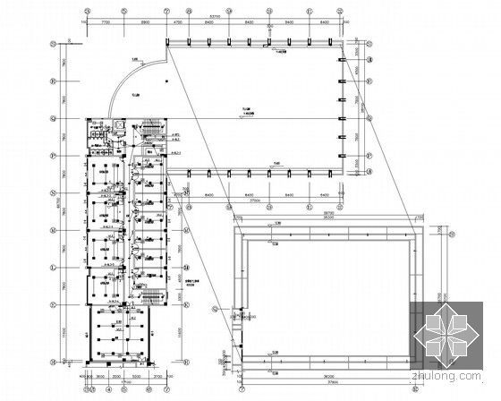 [江西]二十五层科技信息综合楼全套电气施工图67张-三层照明平面图