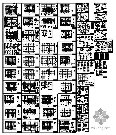 天津某客运站建筑结构图-2