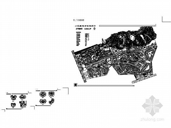 某一百六十万平米地块花园居住区规划方案总平面图- 