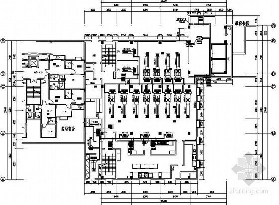 餐饮雅间空调设计资料下载-娱乐餐饮综合楼空调设计施工图