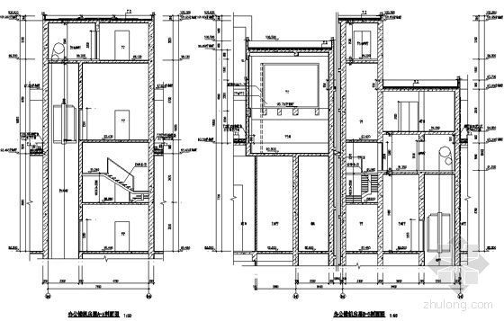 深圳某十九层LOFT办公楼建筑施工图(102米)-办公建筑-筑龙建筑设计论坛