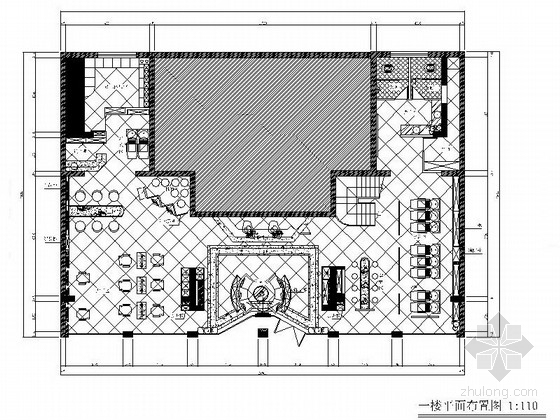 连锁店施工图纸资料下载-[福建]某时尚造型连锁店室内装修施工图