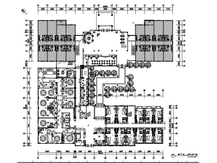 山庄餐厅设计图资料下载-[宜兴]新中式豪华独立山庄酒店室内设计施工图（含效果图）