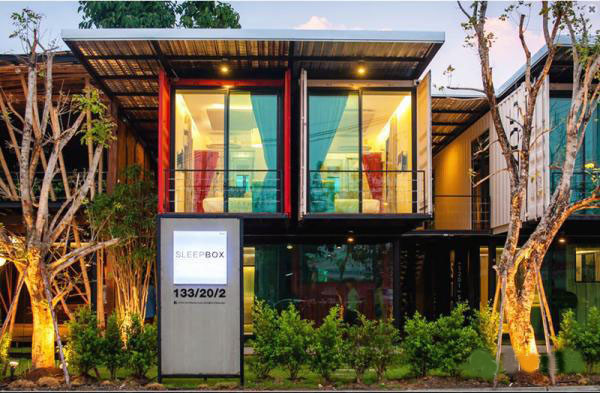 泰国建筑设计资料下载-“箱”约清迈，集装箱建筑设计