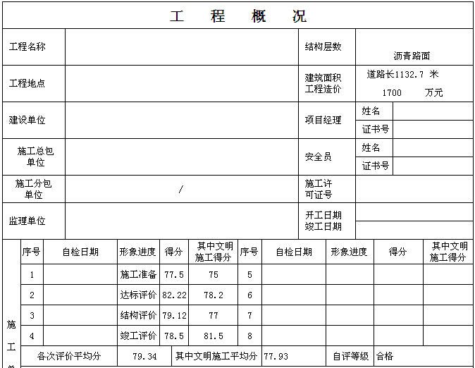 设计安全评价资料下载-建设工程施工安全评价书