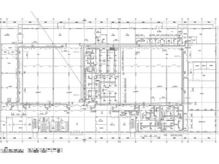 [重庆]生物制药工厂净化空调通风防排烟系统设计施工图(自控系统)-一层空调送风风管平面图（一）.jpg