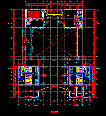 华东设计院——某知名大型金融中心归档建筑施工图-上海银行归档