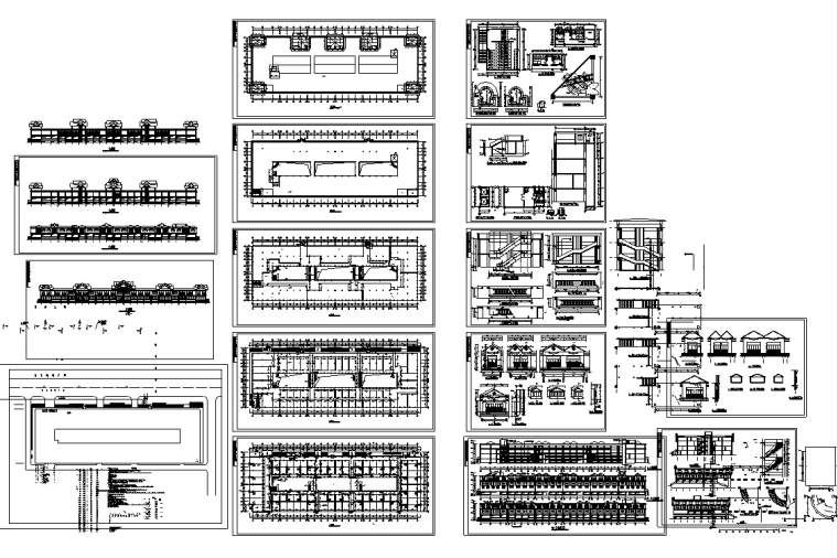 5套商业综合建筑设计方案初设图CAD-14