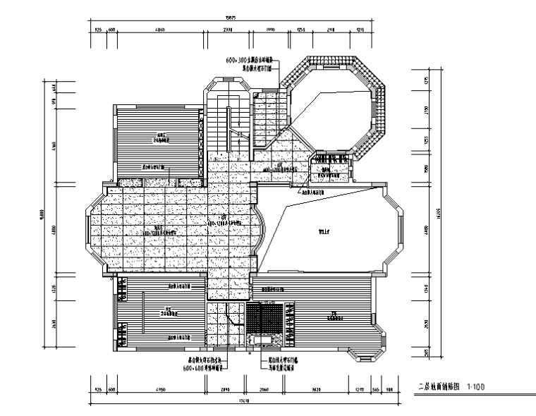 古建筑别墅效果图资料下载-中式风格别墅设计施工图（附效果图）