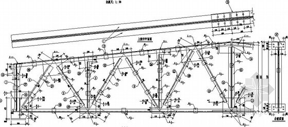 9米钢屋架设计图资料下载-[学士]普通钢屋架课程设计图