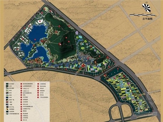 城市公园景观设计文本资料下载-[苏州]新中式现代城市公园景观设计方案