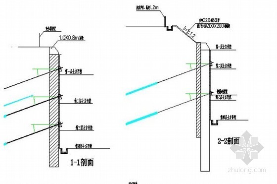 桩加锚索支护方案资料下载-[广东]深基坑钻孔桩加预应力锚索支护施工方案