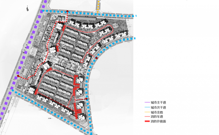 [重庆]新中式大型住宅区建筑设计方案文本分析图