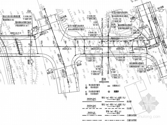 城市排水工程规划规范GB资料下载-[湖南]城市次干道排水工程施工图设计12张