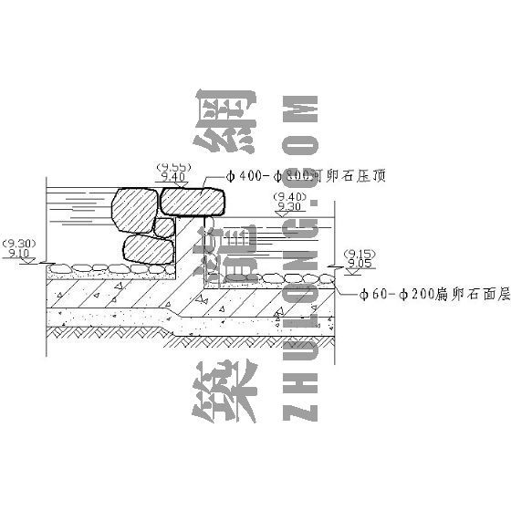 水池断面做法详图资料下载-水池断面(二)