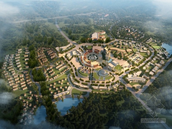 柬埔寨岛的度假村资料下载-[韩国]济州岛大型度假村规划设计方案文本