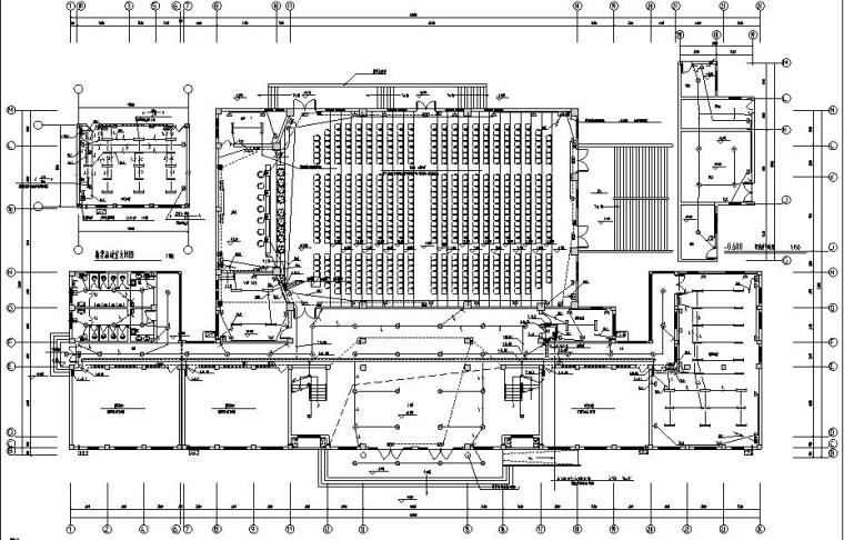 永州市一中综合楼项目-一层电照平面图