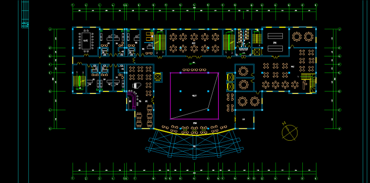 酒店建筑图设计资料下载-某大酒店建筑设计方案（施工图CAD文件）