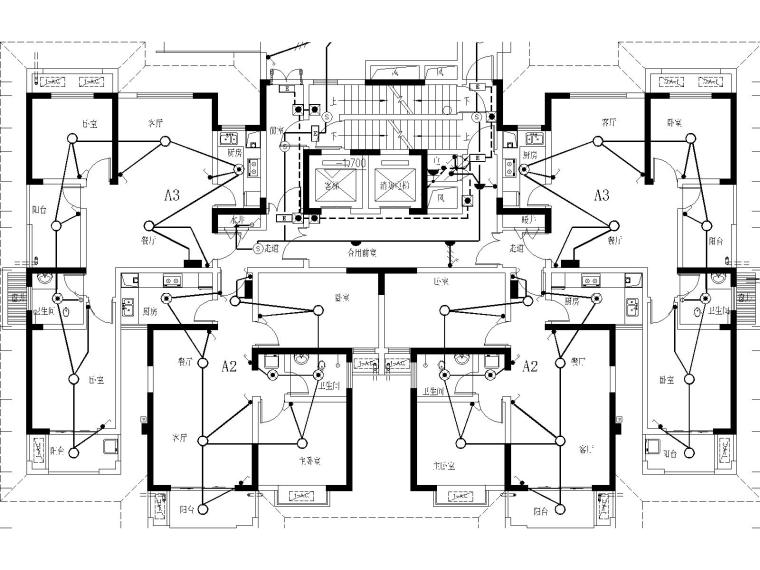 [河南]第一火电建设公司棚户区30层住宅楼电气全套设计图纸-复件火电6电气t6-Model4.jpg