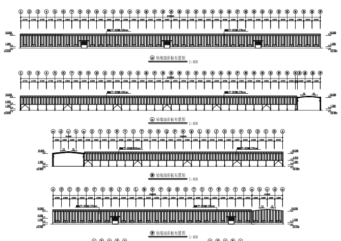 西安小区cad规划资料下载-西安公司钢结构工程CAD