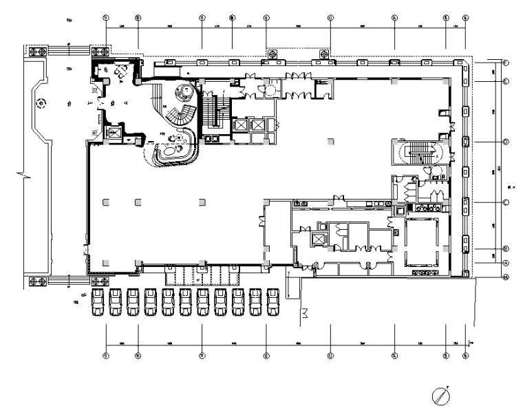 400平米餐饮空间施工图资料下载-[天津]皇家游艇会餐饮空间设计施工图（附效果图）
