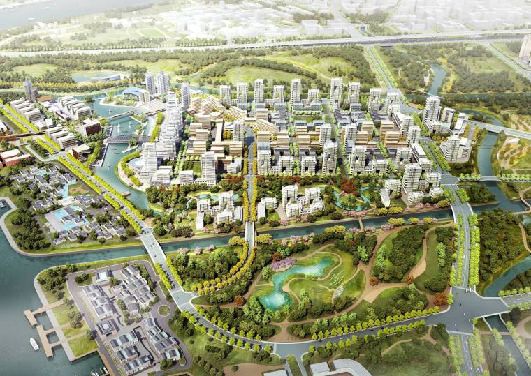 工业遗产片区改造资料下载-[上海]三林滨江南片区区域设计最终版|AECOM