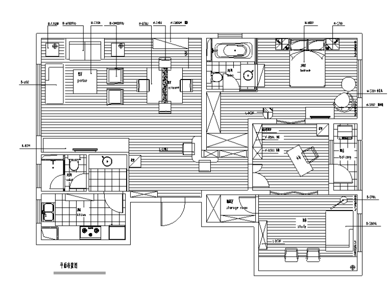 住宅设计家具尺寸资料下载-苏州朗诗国际中国风简约东方三居室住宅设计施工图（附效果图）