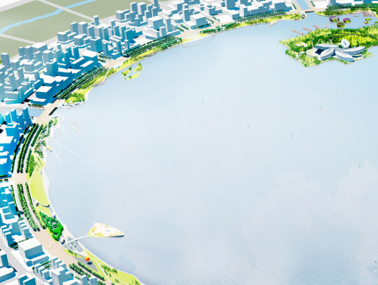新城景观设计施工图资料下载-[上海]临港新城滴水湖滨水景观设计方案文本（PDF+275页）