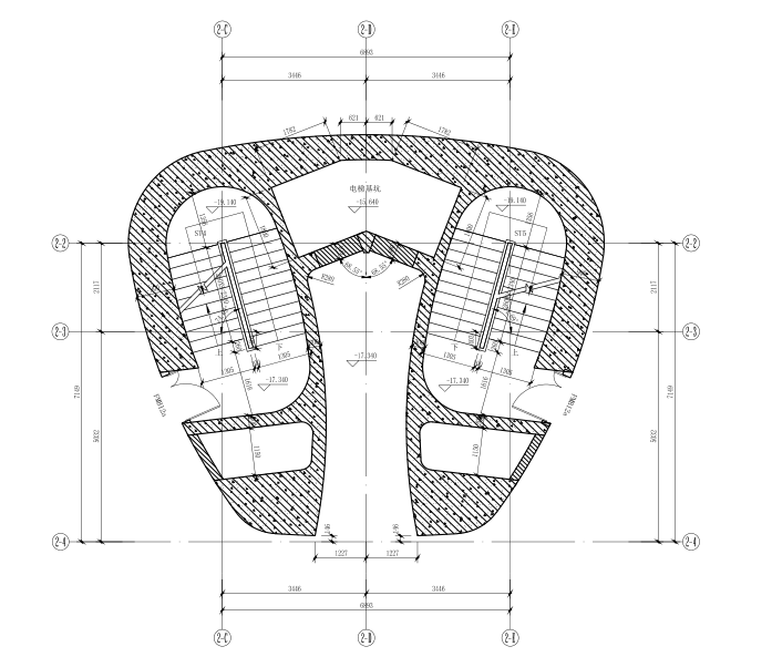广西超高层核心筒施工图资料下载-64层框架核心筒结构超高层大厦建筑施工图
