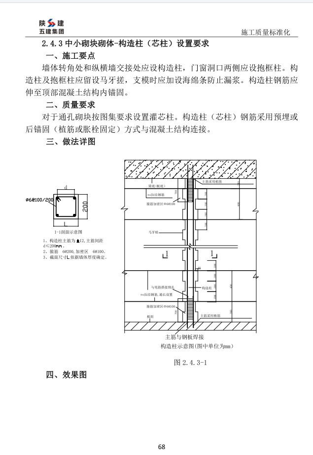 陕建集团施工质量标准化做法-198页-砌筑工程