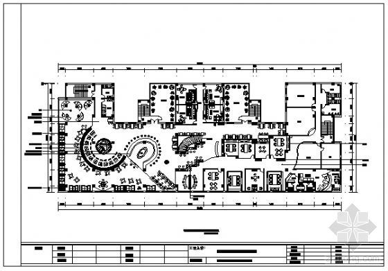 咖啡馆空间设计CAD案例资料下载-咖啡馆装修方案图