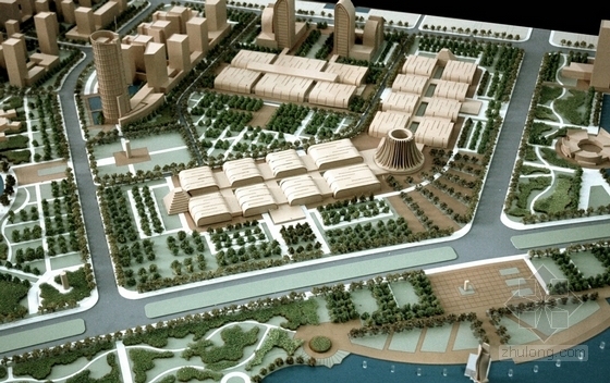 [安徽]滨湖新区概念性规划设计方案文本-城市规划效果图