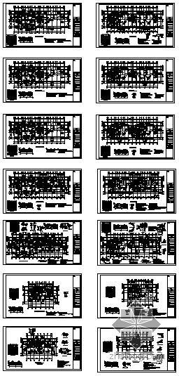 异形柱别墅结构图资料下载-某异形柱框架-剪力墙住宅结构图