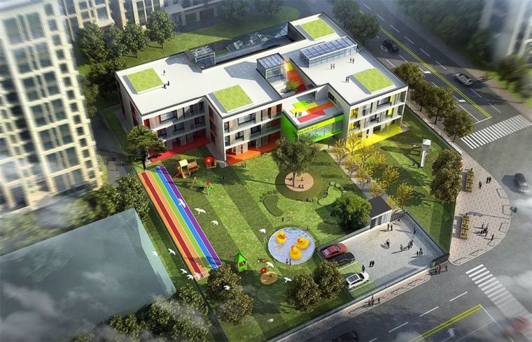 绿色生态区示范资料下载-一次精雕细琢的突破——北京超低能耗示范项目首地幼儿园