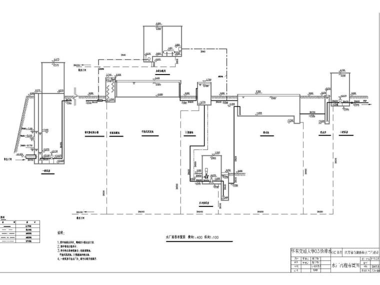 [江苏]金湖县给水工程扩大初步设计经典全套图纸（含毕业设计说明书）-水厂高程布置图-Model3.jpg