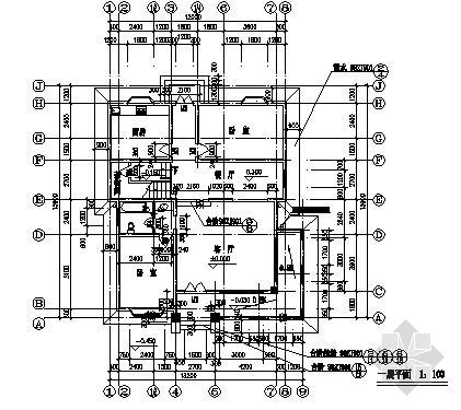 某三层别墅建筑施工图-3