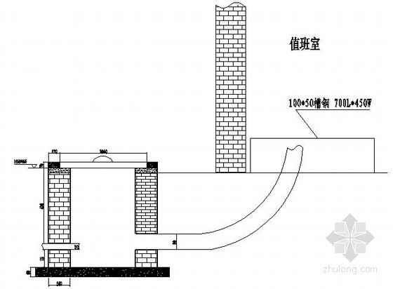 路灯井图集资料下载-某路灯观察井大样详图