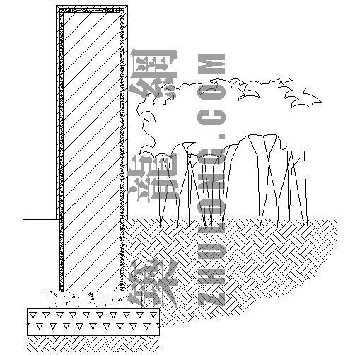 矮墙效应资料下载-5m长矮墙施工详图