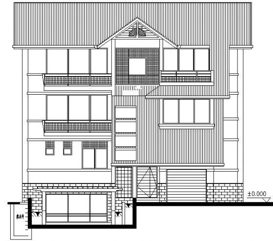 城市别墅建筑方案资料下载-别墅建筑方案图2