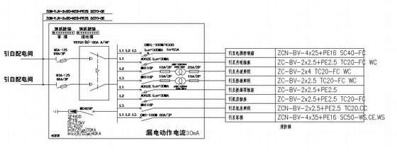 上海高层住宅供水资料下载-上海某高层住宅楼电气图纸