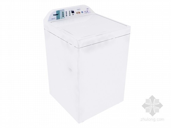su洗衣机资料下载-家用洗衣机3D模型下载