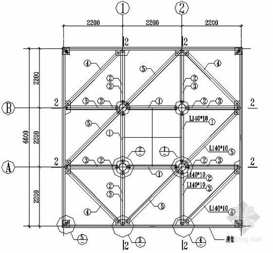 3米高广告牌钢结构计算书资料下载-30米高广告牌结构施工图