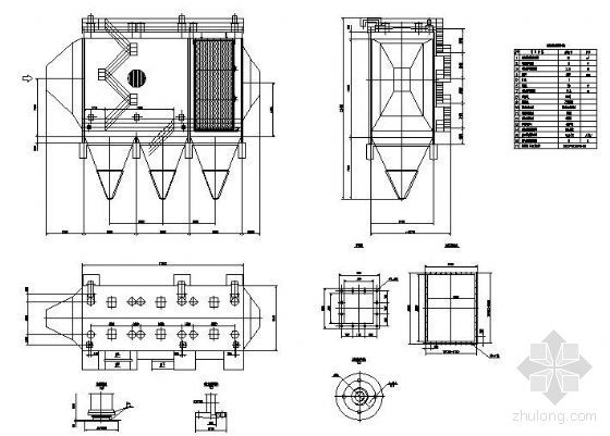 管式电除尘器资料下载-各种电除尘器大样图汇总