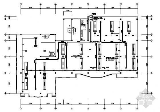 小商场建筑图资料下载-某小商场空调及消防设计图