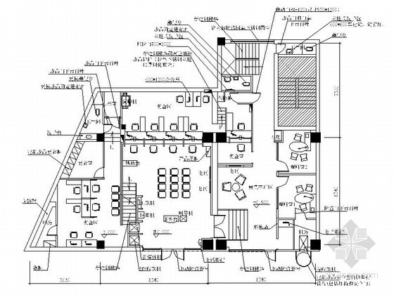 室内装修经典案例分析资料下载-某工行经典室内装修图