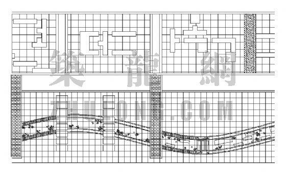 居住区中庭设计平面图资料下载-居住区铺装平面图（15）