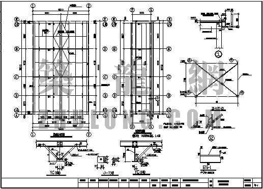 简易彩钢房结构图资料下载-锅炉房结构图