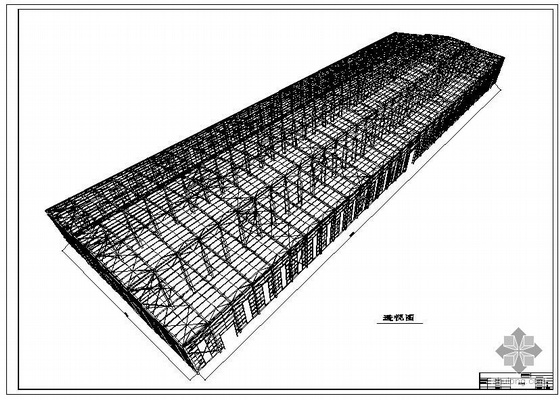 钢结构厂房24米资料下载-[山西]3×24米跨钢结构厂房结构设计图