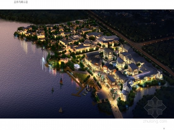 滨水公园3d模型资料下载-[江苏]滨水街区景观规划设计方案